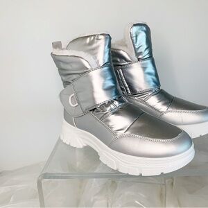 Velcro Snow Boots for Women, Fur Lined Winter Boots, Women's Comfy Ankle…